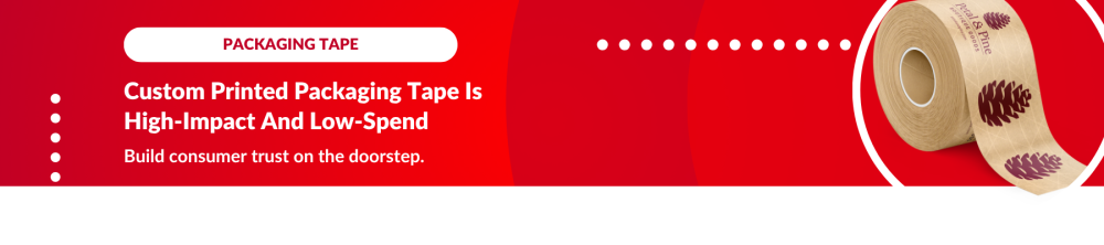 custom printed packaging tape can easily upgrade your shipping boxes